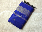 Load image into Gallery viewer, Maheswari Series : Kalyani Cotton Saree - Gold Zari : Deep Royal Blue
