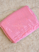Load image into Gallery viewer, Georgette x Sequins Saree : Pink

