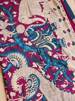Load image into Gallery viewer, Blended Cotton Saree : Teal Blue Royale
