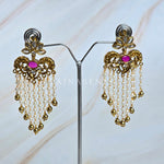Load image into Gallery viewer, ASHWINI earrings (Rani x White)
