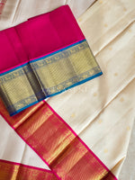 Load image into Gallery viewer, ROYAL HARMONY - Pure Kanjivaram Silk Saree with Gold Zari
