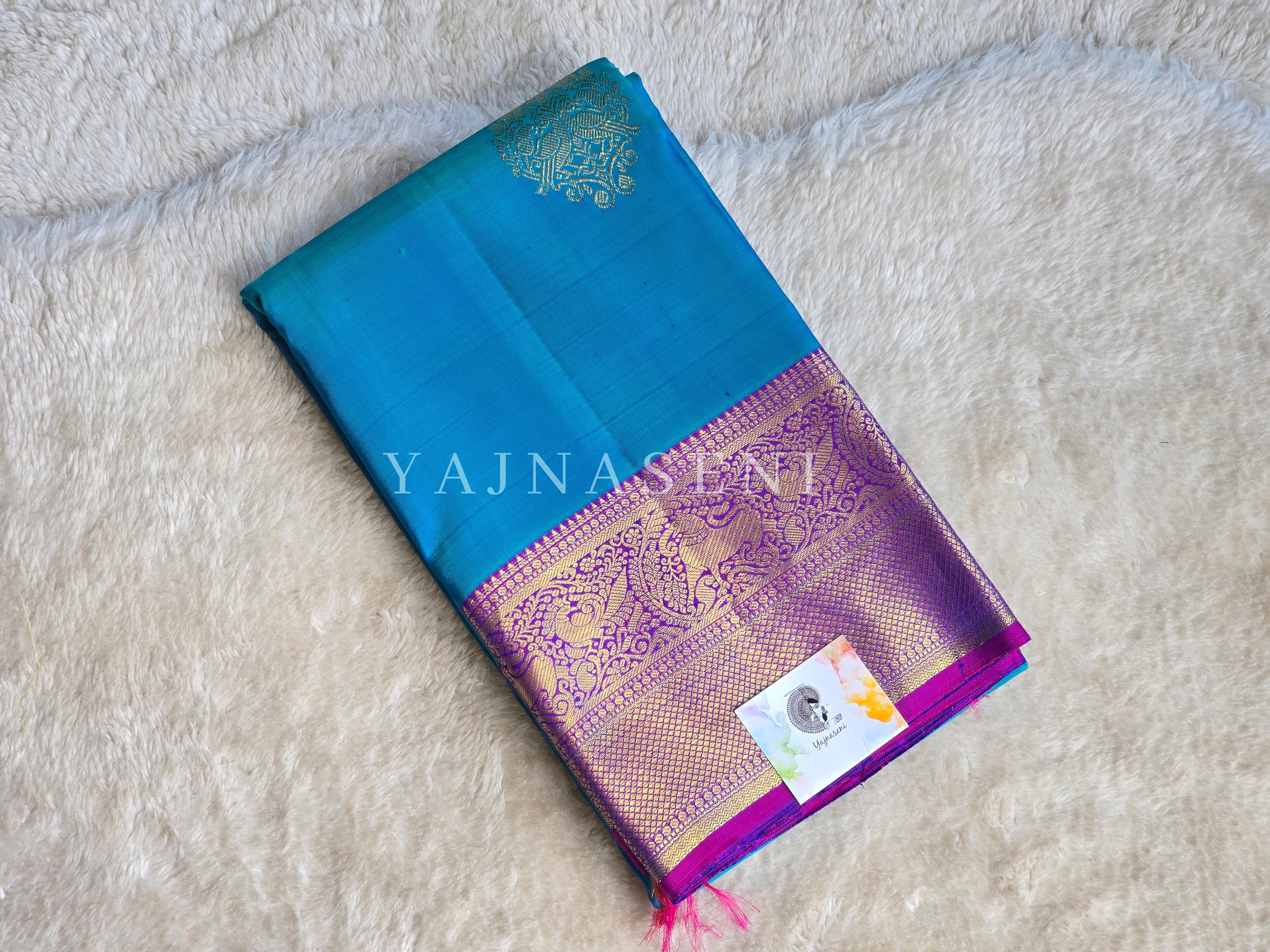 REGALIA TEMPTRESS - Pure Kanjivaram Silk Saree with Gold Zari