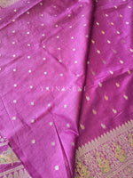 Load image into Gallery viewer, Tussar Silk x Grand Embroidery Work Saree - Purple
