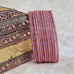 Load image into Gallery viewer, Metallic x Dot Bangles - Pink
