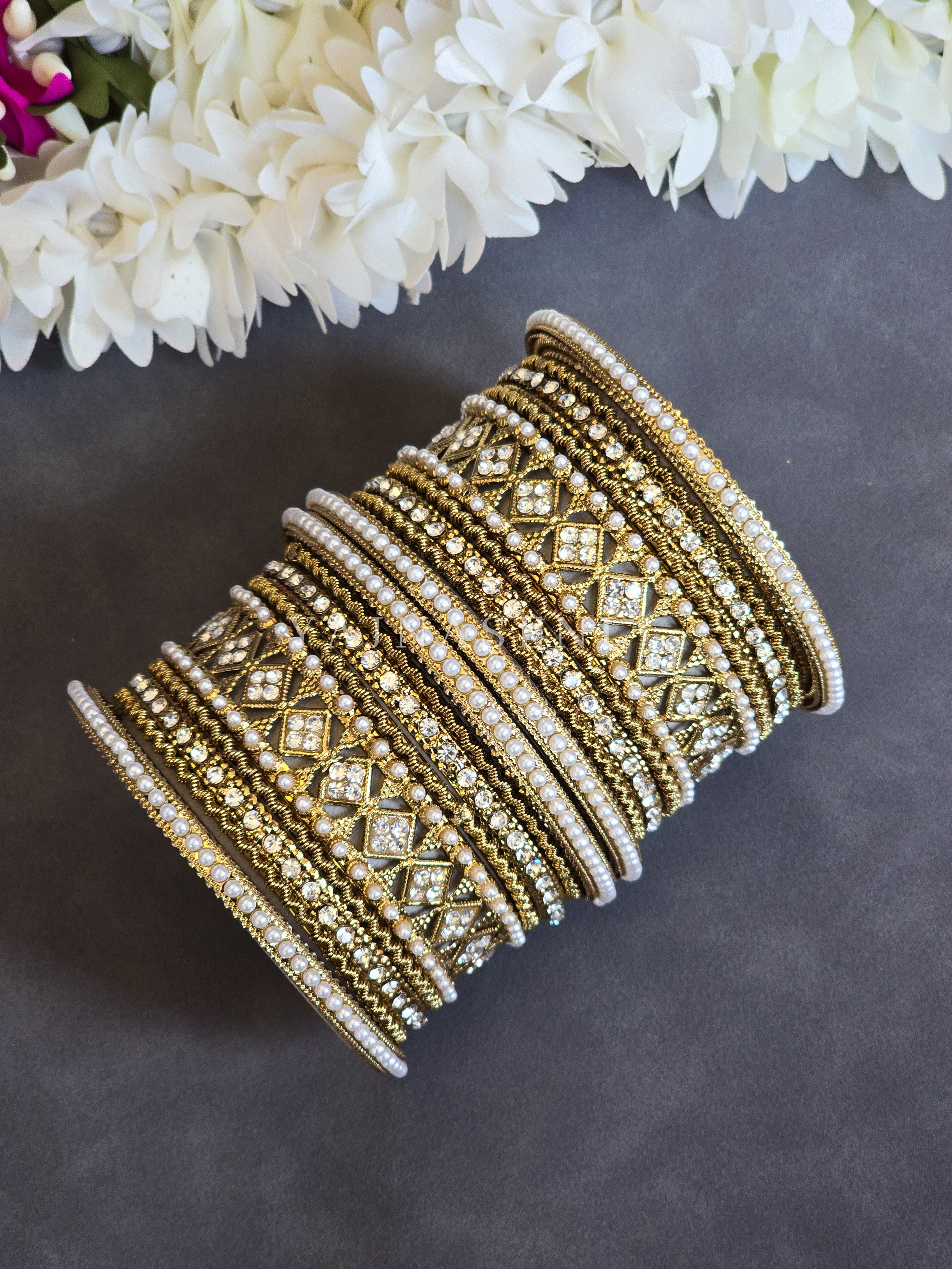 LOSHINI Bangle Set (Champagne)