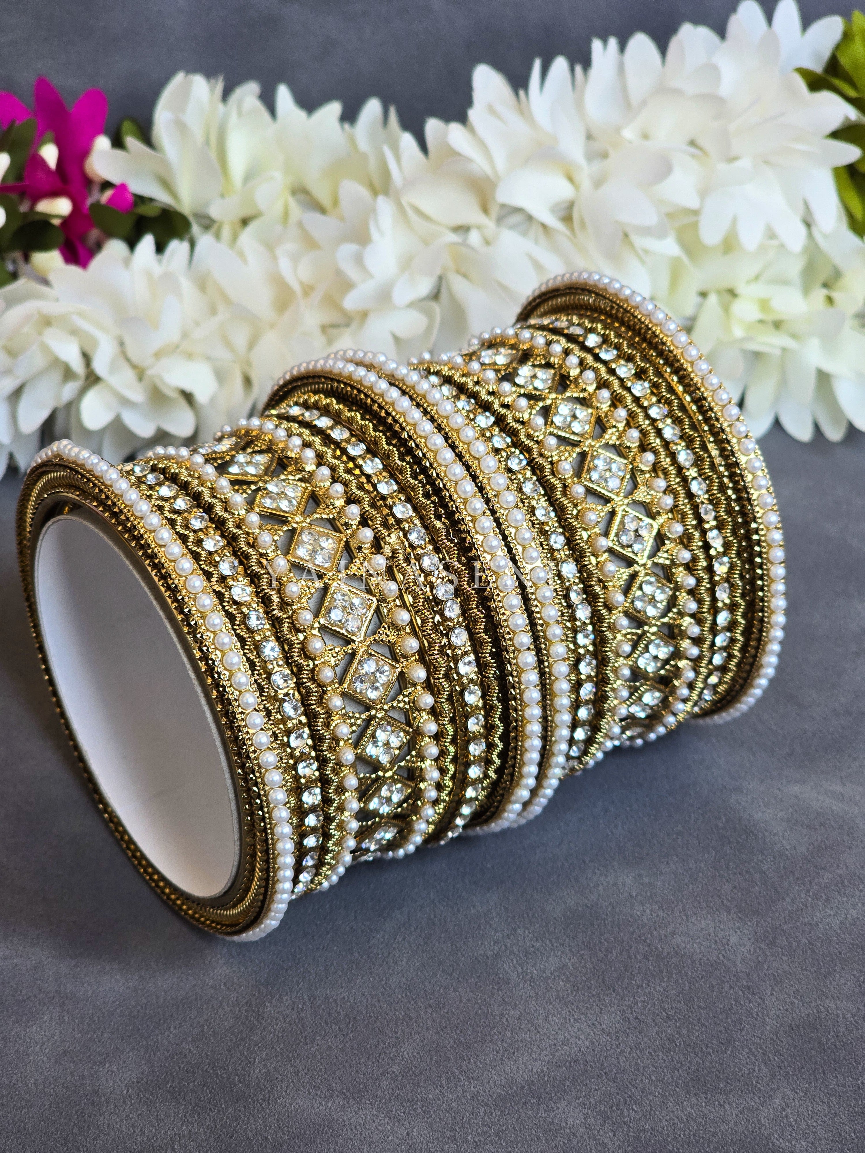 LOSHINI Bangle Set (Champagne)