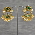 Load image into Gallery viewer, SARIKA earrings (Green)
