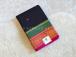 Load image into Gallery viewer, Kanchi Cotton Saree : Black x Magenta
