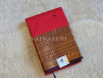 Load image into Gallery viewer, Kanchi Cotton Saree x Big Temple Border : Red x Purple
