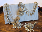 Load image into Gallery viewer, MIHIRA Jhumkas w Maatal set
