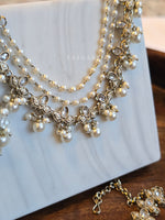 Load image into Gallery viewer, MIHIRA Jhumkas w Maatal set
