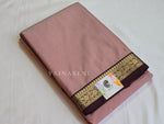 Load image into Gallery viewer, Kanchipuram Semi Silk Saree - Light Mauve x Deep Wine
