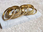 Load image into Gallery viewer, NAVIKA - Set of bangles (Champagne)

