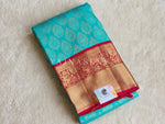 Load image into Gallery viewer, MAJESTIC MIRAGE - Pure Kanjivaram Silk Saree with Gold Zari
