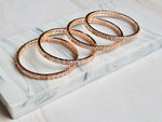 Load image into Gallery viewer, TASHA - Set of 4 bangles (Rosegold)
