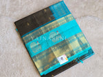 Load image into Gallery viewer, Annapakshi x Kattam x Handloom Kanchipuram Silk Cotton Saree : Black x Sky Blue x Turquoise
