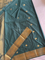Load image into Gallery viewer, Heritage Motifs x Semi Soft Silk Saree - Castleton Green
