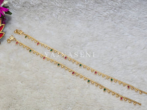 Anklet - MEERA (Rani x Green)