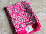 Load image into Gallery viewer, Satin Saree x Ajrakh Prints - RUHANI
