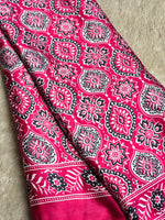 Load image into Gallery viewer, Satin Saree x Ajrakh Prints - RUHANI
