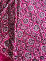 Load image into Gallery viewer, Satin Saree x Ajrakh Prints - RUHANI
