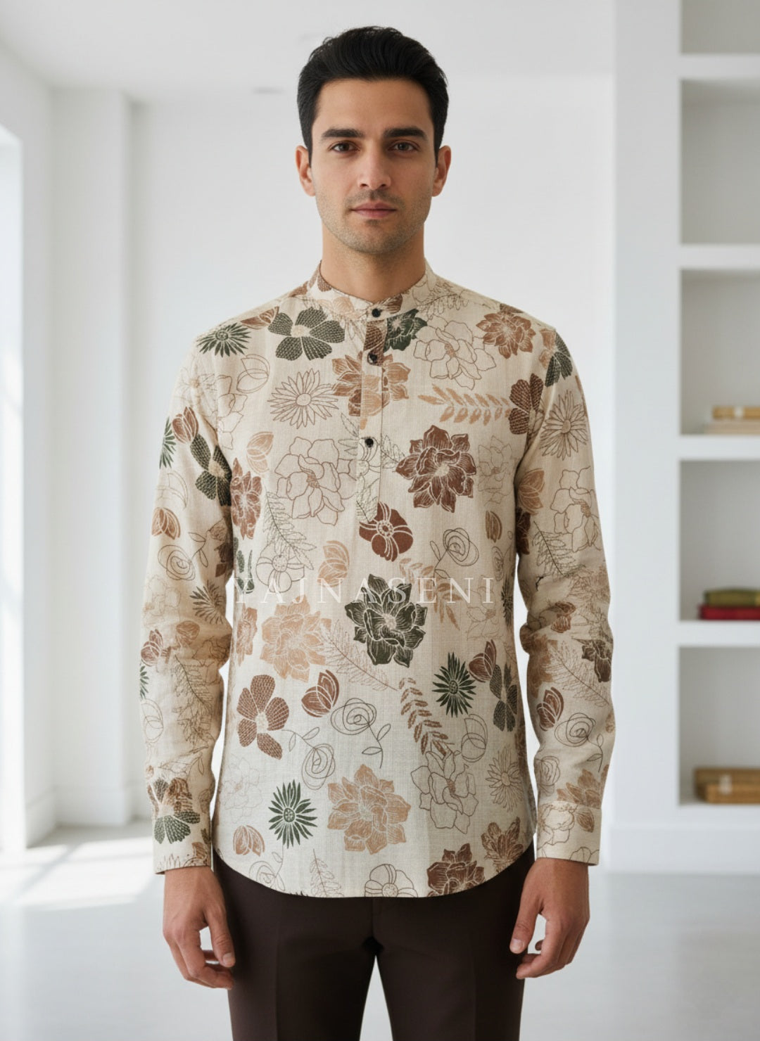 PRANAV [L/40] - Men Short Kurta Top