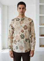 Load image into Gallery viewer, PRANAV [L/40] - Men Short Kurta Top
