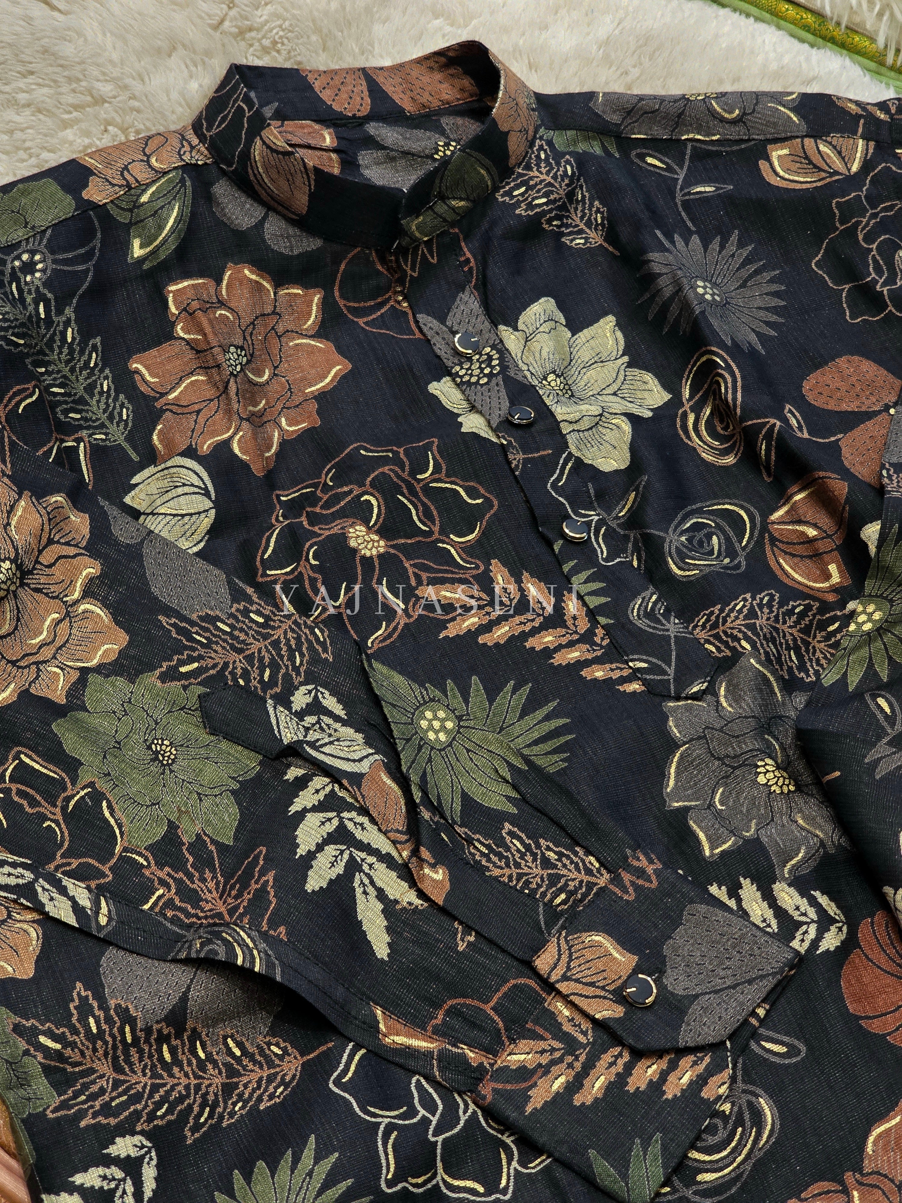 AARAV [2XL/44] - Men Short Kurta Top