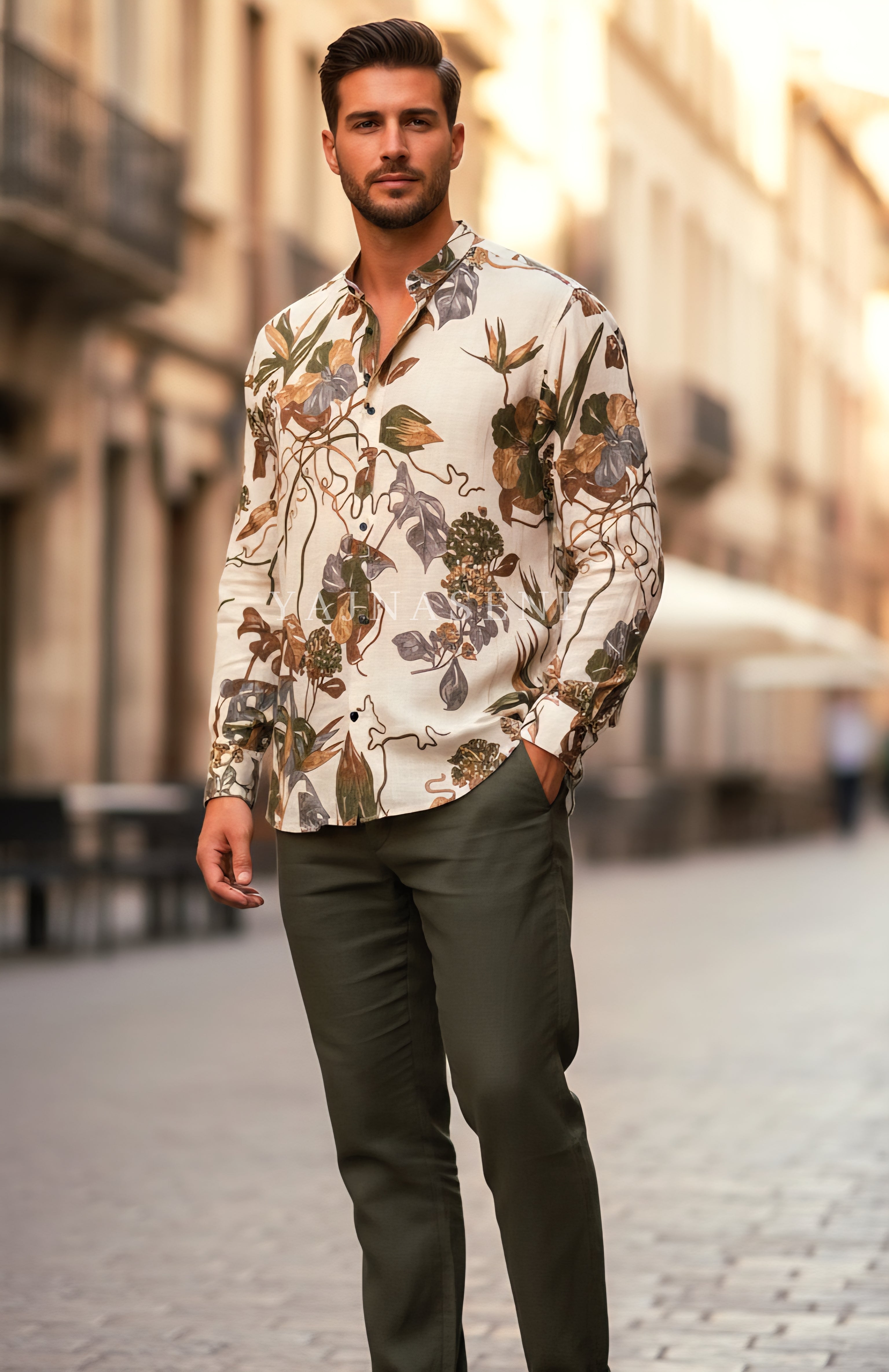 DHRUV [L/40] - Men Short Kurta Top