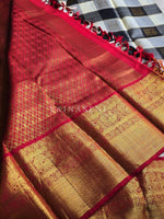 Load image into Gallery viewer, RAJSI CHITRA - Pure Kanjivaram Silk Saree with Gold Zari
