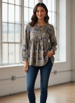 Load image into Gallery viewer, AROHI [XL/42] - Peplum Top
