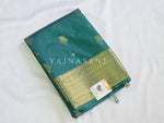 Load image into Gallery viewer, Mughal Motifs x Semi Soft Silk Saree - Teal Green

