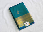 Load image into Gallery viewer, Antique Charms x Semi Soft Silk Saree - Peacock
