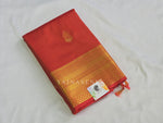 Load image into Gallery viewer, Antique Charms x Semi Soft Silk Saree - Dark Terracotta
