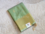 Load image into Gallery viewer, Dainty Motifs x Semi Soft Silk Saree - Light Sage
