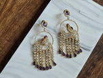 Load image into Gallery viewer, MITHU Earrings (Amethyst)
