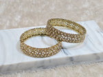 Load image into Gallery viewer, NAVIRA - pair of bangles (Champagne)
