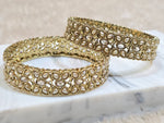 Load image into Gallery viewer, NAVIRA - pair of bangles (Champagne)
