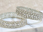 Load image into Gallery viewer, NAVIRA - pair of bangles (Silver)
