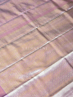 Load image into Gallery viewer, DUSKY ORCHID - Pure Kanjivaram Silk Saree with Light Gold Zari
