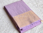 Load image into Gallery viewer, Vaira oosi x Checkered Saree - Lavender
