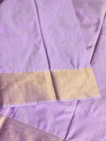 Load image into Gallery viewer, Vaira oosi x Checkered Saree - Lavender
