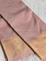Load image into Gallery viewer, Vaira oosi x Checkered Saree - Blush
