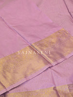 Load image into Gallery viewer, Vaira oosi x Checkered Saree - Lilac
