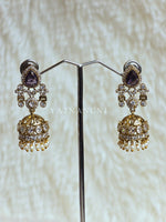 Load image into Gallery viewer, TRIKAYA earrings (Amethyst)
