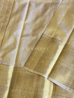 Load image into Gallery viewer, AURIC WEAVE - Pure Kanjivaram Silk Saree with Gold Zari
