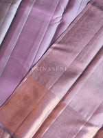 Load image into Gallery viewer, IRIDESCENT DREAM - Pure Kanjivaram Silk Saree with Copper Zari
