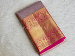 Load image into Gallery viewer, BLOSSOM KISS - Pure Kanjivaram Silk Saree with Gold Zari
