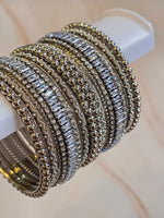 Load image into Gallery viewer, PARISHA - set of bangles (Silver)
