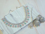 Load image into Gallery viewer, NIHARIKA (Silver x Rose Quartz x Mint)
